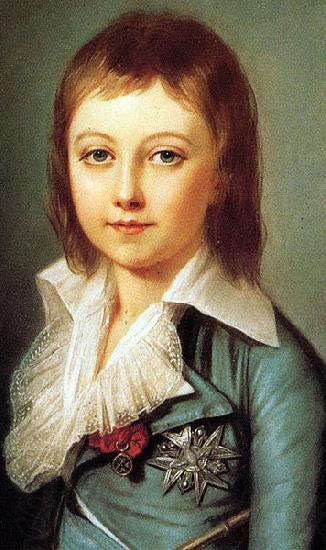 Alexander Kucharsky Portrait of Dauphin Louis Charles of France Spain oil painting art